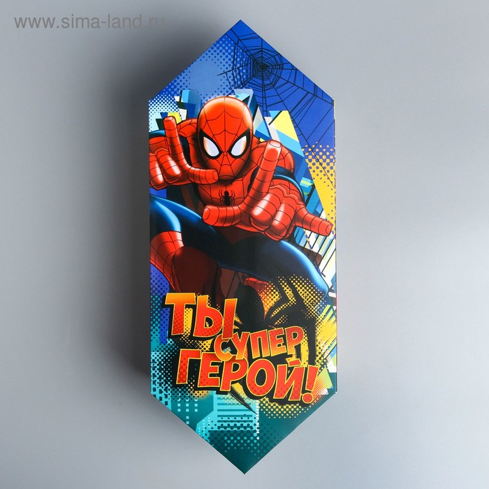 Коробка подарочная "Ты супер герой", 14 х 22 см - Фото 1