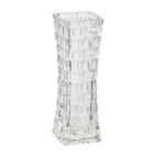 Ваза «Геометрия», клетка, 17.5×5.5 см, стекло, прозрачная - фото 59297599