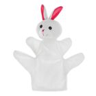 Мягкая игрушка на руку "Заяц", белый цвет, на 4 пальца - Фото 2