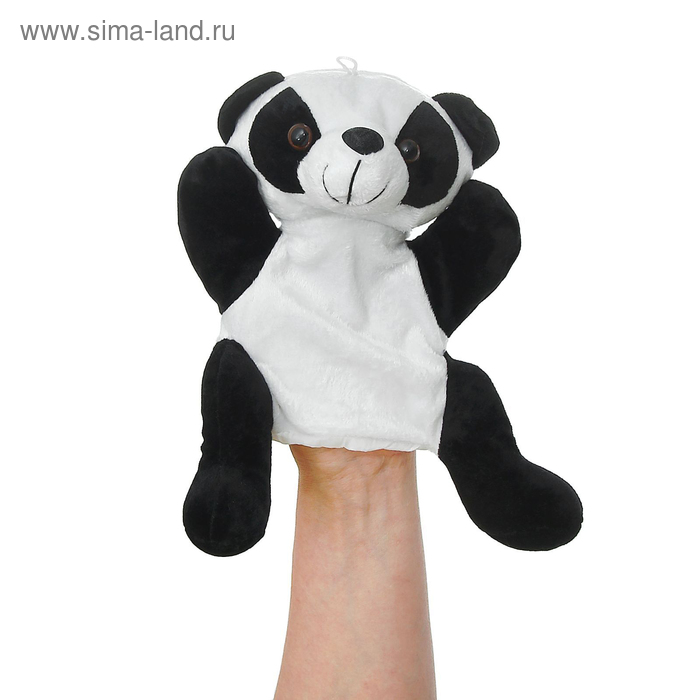 Мягкая игрушка на руку «Панда», болтаются лапки - Фото 1