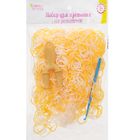 Резиночки для плетения оранжево-белые, набор1000 шт., крючок, крепления, пяльцы - Фото 2