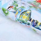 Бумага упаковочная глянцевая в рулоне "Снегири", 70х100 см, 80 г/м2 - Фото 1