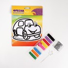 Фреска форменная с блёстками «Машинка» - Фото 2
