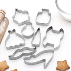 Набор форм для вырезания печенья «Гардероб», 8 шт, цвет хромированный - Фото 2