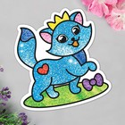 Фреска форменная с блёстками «Кошечка» - Фото 2