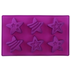 Форма силиконовая для выпечки Доляна «Яркие звезды», 29×17,5×2,5 см, 6 ячеек, цвет МИКС - Фото 2