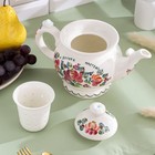 Чайник заварочный «Гостеприимный», 0.59 л, 20×20×14 см, 1 сорт, авт. Алдошина Л.В. - Фото 3