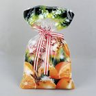 Пакет подарочный пластиковый с новым годом «Апельсины», 20 × 30 см см - Фото 3