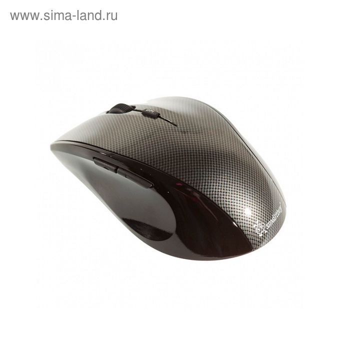 Мышь Smartbuy 601AG, беспроводная, оптическая, 2000 dpi, до 10м, USB, серый карбон - Фото 1