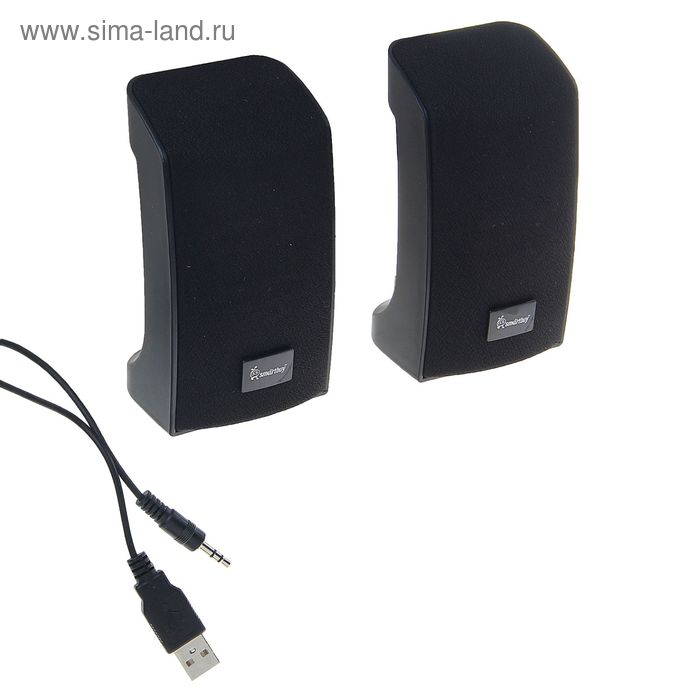 Компьютерные колонки 2.0 SmartBuy ORCA BAND SBA-1000, 2х3Вт, черные - Фото 1