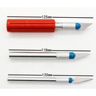 Инструмент для творчества набор 3 ножа + 10 лезвий, пластик, металл, 2.5×23×19.5 см - Фото 3