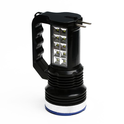 Фонарь аккумуляторный ручной, 1200 мАч, 11 LED, 2 режима, 17×9.5×7.3 см