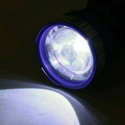 Фонарь аккумуляторный ручной, 1200 мАч, 11 LED, 2 режима, 17×9.5×7.3 см