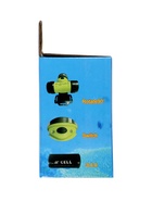 Фонарик налобный для дайвинга, водонепроницаемый, 1 диод, кислотно-жёлтый - Фото 4