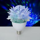 Световой прибор «Хрустальный цветок» 12.5 см, Е27, свечение RGB - фото 8258498