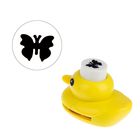 Дырокол фигурный рисунок в форме уточки "Бабочка" d=1,6 см 3,7х5,5х3,8 см - Фото 1