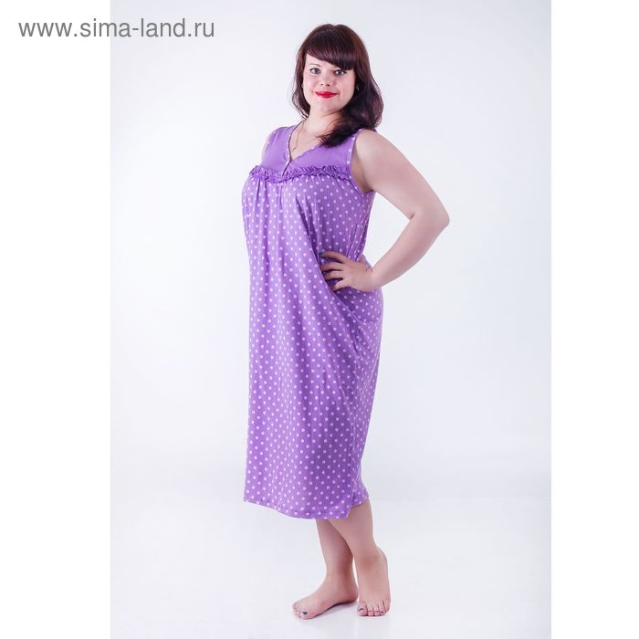 Сорочка женская, цвет МИКС, размер 52 - Фото 1