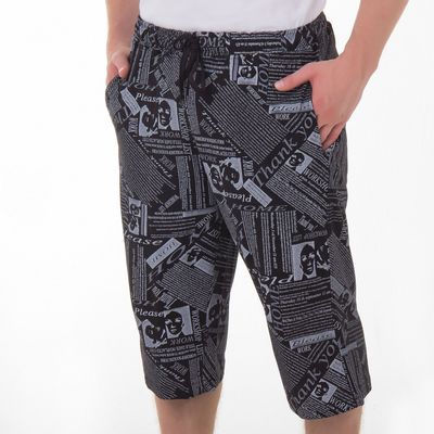 Шорты мужские, размер 48, цвет чёрный