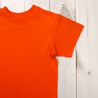 Футболка детская, рост 110 см, цвет оранжевый Н004 - Фото 4