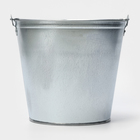 Ведро хозяйственное оцинкованное с ручкой, 9 л, d=26 см, h=23 см, ГОСТ - Фото 4