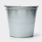 Ведро хозяйственное оцинкованное с ручкой, 12 л, d=30 см, h=26 см, ГОСТ - Фото 4