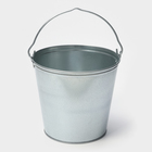 Ведро хозяйственное оцинкованное с ручкой, 12 л, d=30 см, h=26 см, ГОСТ - Фото 5