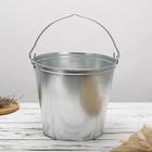 Ведро хозяйственное оцинкованное с ручкой, 12 л, d=30 см, h=26 см, ГОСТ - Фото 8