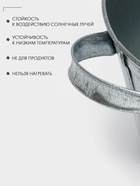 Таз оцинкованный круглый, 13 л, ГОСТ - Фото 4