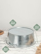 Таз оцинкованный круглый, 13 л, ГОСТ - Фото 9