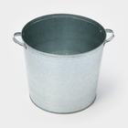 Бак для белья оцинкованный, 32 л, без решётки, ГОСТ - Фото 3