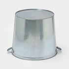 Бак для белья оцинкованный, 32 л, без решётки, ГОСТ - Фото 5