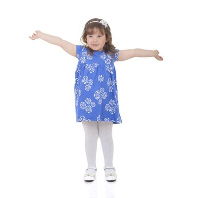 Платье для девочки, рост 104-110 см (3-4 года), цвет синий G449