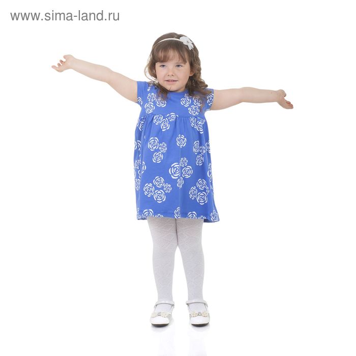 Платье для девочки, рост 110-116 см (5-6 лет), цвет синий G449 - Фото 1