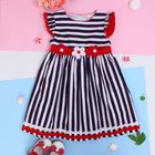 Платье нарядное для девочки "Морячка", рост 116-122 см (6 лет) - Фото 2