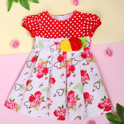 Платье для девочки "Бабочка в цветах", рост 80-86 см (1,5 года)