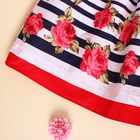 Платье нарядное для девочки "Красная розочка", рост 92-98 см (2 года), цвет белый - Фото 5