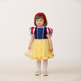 Карнавальный костюм «Принцесса Белоснежка», текстиль, размер 24, рост 86 см Ош
