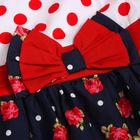 Платье нарядное для девочки "Красная розочка", цвет синий 6 лет (рост 116-122 см) - Фото 4