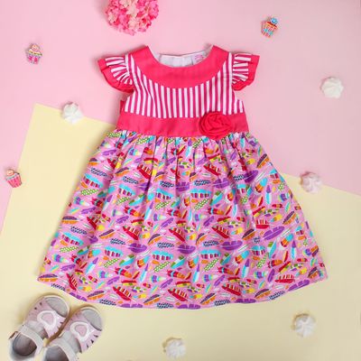 Платье для девочки "Лёгкое пёрышко", рост 80-86 см (1,5 года), цвет розовый