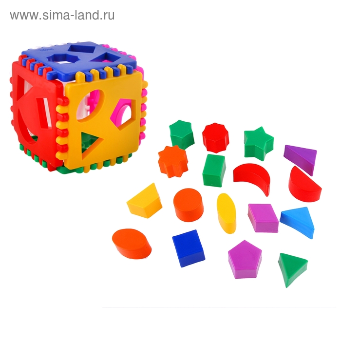 Логический куб сортер Нина - Фото 1