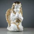 Статуэтка "Ангел", бело-золотая, гипс, 45 см - Фото 1
