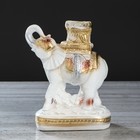 Сувенир "Слон" 27 см, бело-золотой - Фото 3