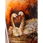 Ваза керамическая "Руслана", напольная, пара лебедей, природа, 82 см, авторская работа - Фото 4