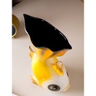 Ваза керамическая "Золотая рыбка", настольная, жёлтая, 35 см - Фото 7
