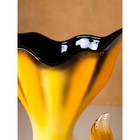 Ваза керамическая "Золотая рыбка", настольная, жёлтая, 35 см - Фото 9