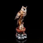 Статуэтка "Сова с гнездом", бронза, гипс, 26 см - Фото 2