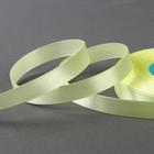 Лента атласная, 12 мм × 33 ± 2 м, цвет светло-жёлтый №009 - Фото 1