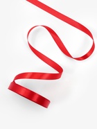 Лента атласная, 12 мм × 33 ± 2 м, цвет красный №026 - Фото 2