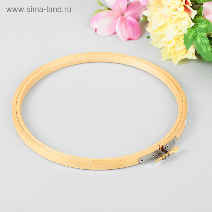 Пяльцы для вышивания, деревянные, d = 18 см - Фото 1