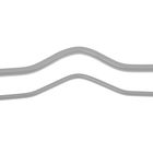 Спицы для вязания жгутов изогнутые, 2 шт, d=2,5-4мм, 11-12см - Фото 2